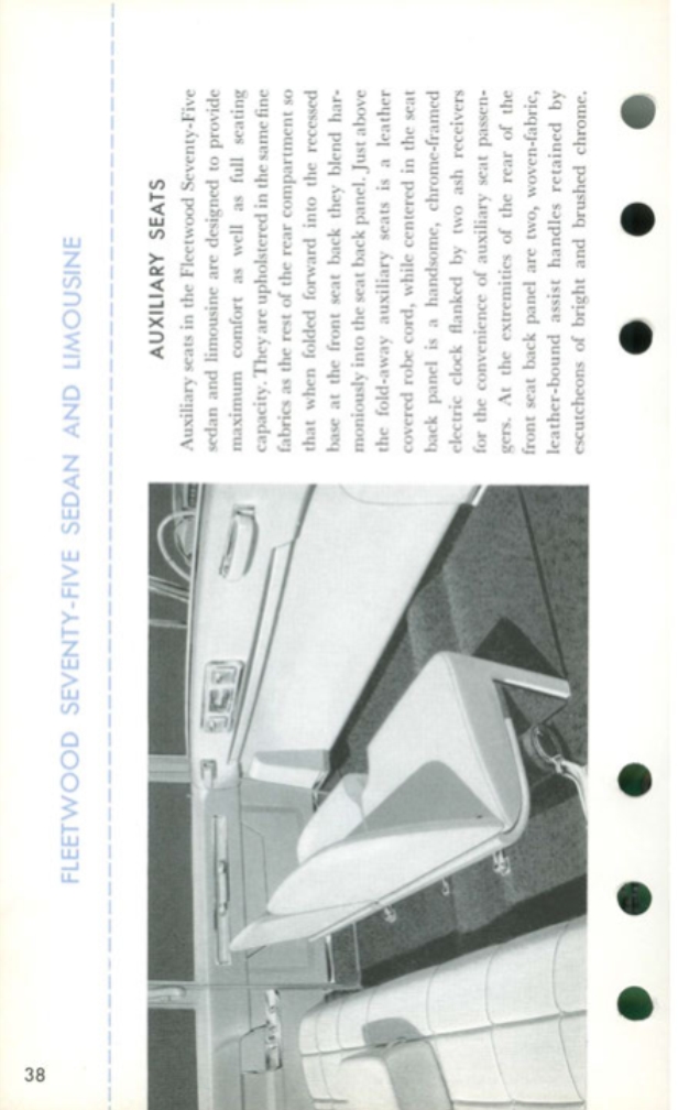 1959 Cadillac Salesmans Data Book Page 71